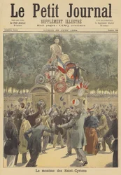 Jahresend-Karnevalsumzug der Studenten des Saint-Cyr Militärkollegs